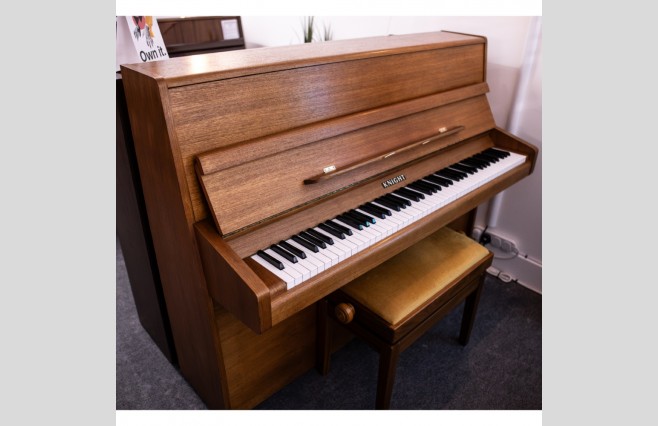 Used Knight Satin Teak K10 Upright Piano - All Inclusive Premium Package (SN:59306) - Image 4